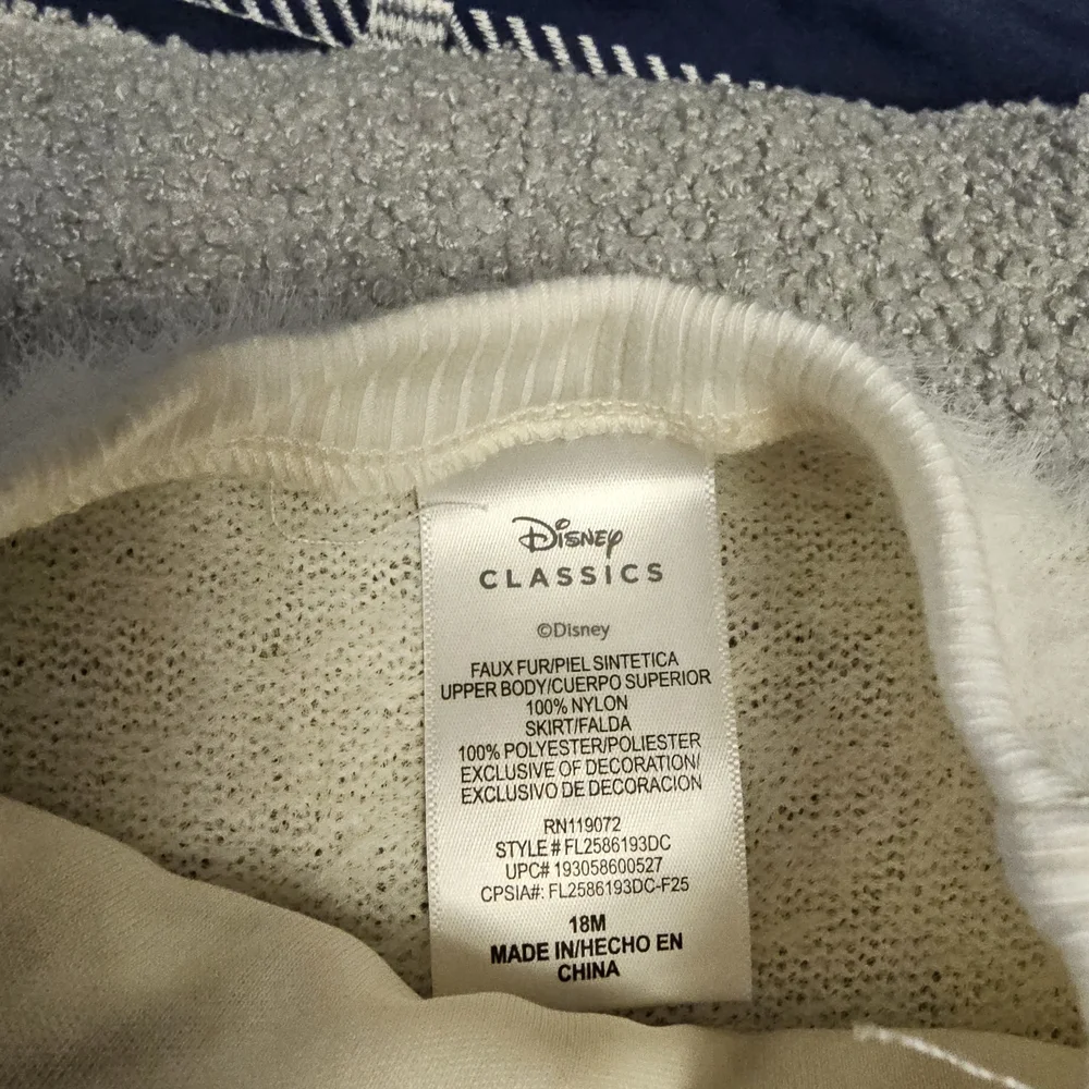 Disney Classics White and Gold Dress (Item #44)
